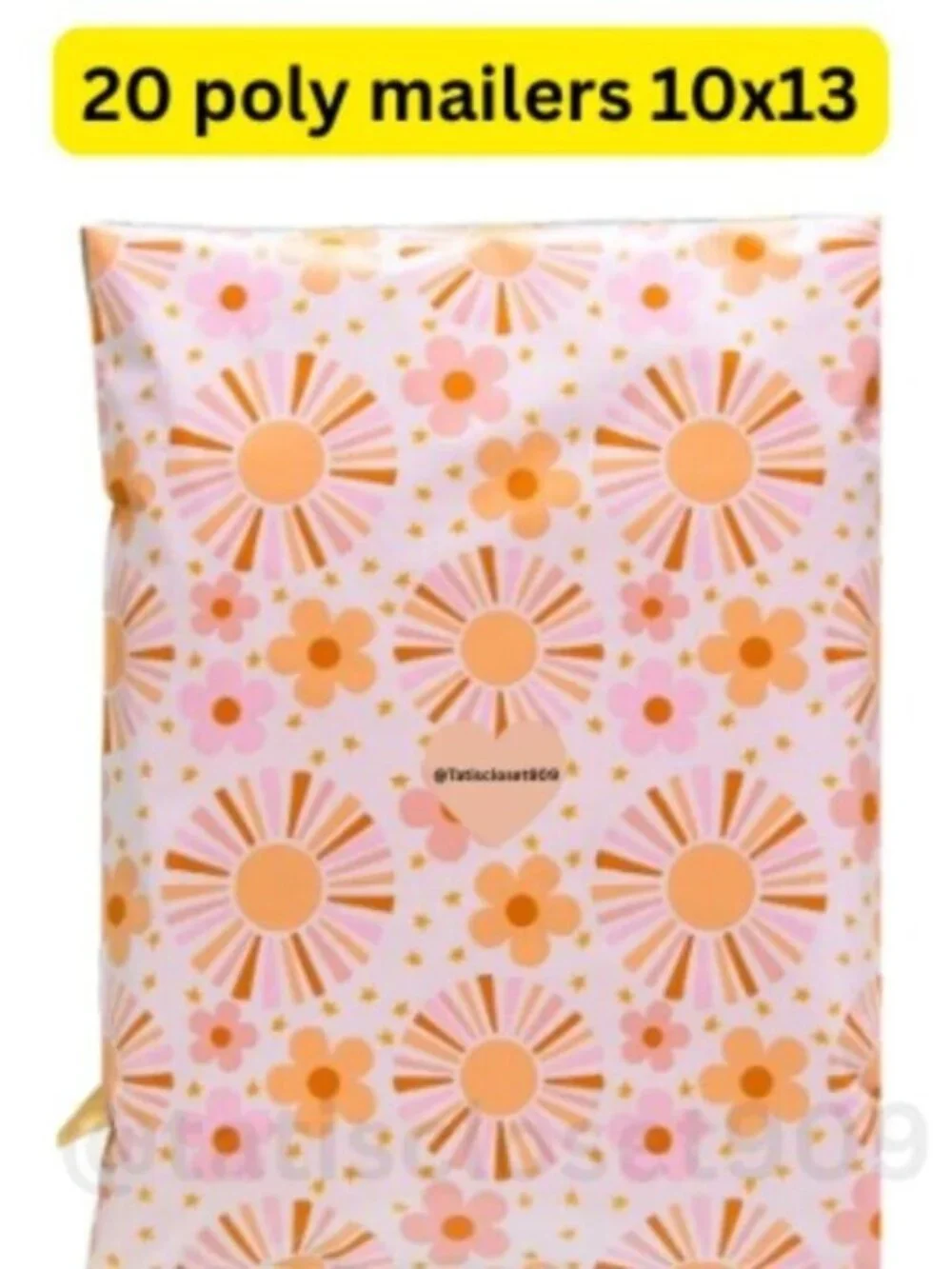 20 Sunshine poly mailers shipping bags size 10x13